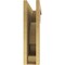 Ekena Millwork 7"W x 28"D x 28"H Thin Alma Rough Cedar Woodgrain TimberThane Corbel, Primed Tan CORUR07X28X28ALMRCPR - alternate 3